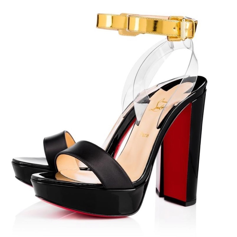 Christian Louboutin Black Cherrysandal Platform